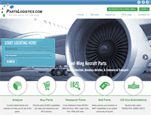 Tablet Screenshot of partslogistics.com